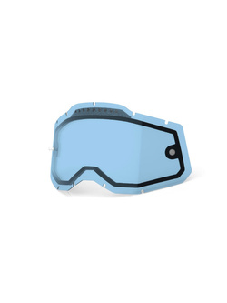 Szybka do gogli 100% Racecraft2, Accuri2 i Strata2 podwójna wentylowana niebieska