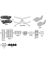 Stelaż pod sakwy boczne Kappa Remove-X Honda CB 500 Hornet (24-25)/ 750 Hornet (23-)