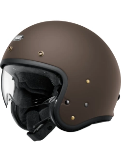 Kask otwarty Shoei J.O2 brązowy matowy