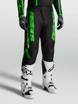 Spodnie cross Alpinestars MX Fluid Apex V2 czarno-zielone