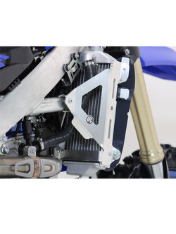 Osłony chłodnicy AXP Racing Yamaha YZ 450 F/FX (23-)/YZ 250 F/ FX (24-) srebrne