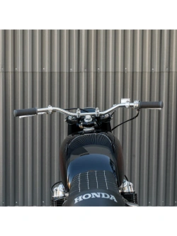 Manetki motocyklowe Biltwell Kung Fu TPV do kierownic o średnicy 25.4 [mm] szare