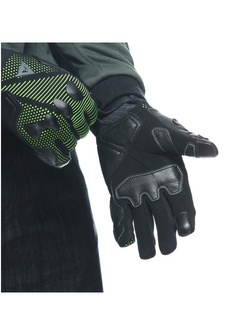 Rękawice motocyklowe Dainese Unruly Ergo-Tek czarno-zielone