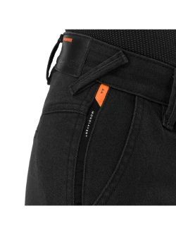 Jeansy motocyklowe damskie Shima Recon czarne