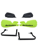 Osłony dłoni Barkbusters VPS z regulowanymi deflektorami, fluo-czarne + zestaw montażowy BMW, Honda, KTM, Suzuki
