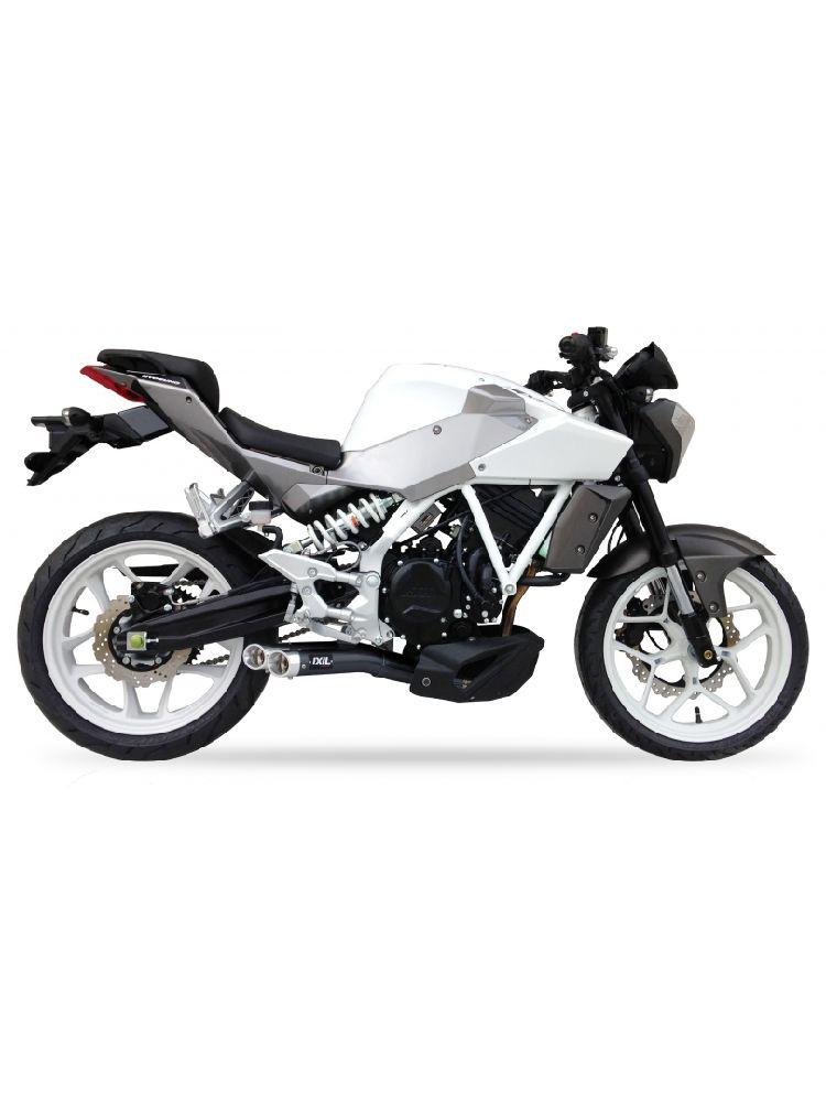 Tłumik motocyklowy IXIL L3XB Hyosung GD 250 EXIV (13-16) czarny