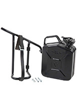 Kanister Hepco&Becker z uchwytem Cutout na lewą stronę do Moto Guzzi V9 Roamer (16-25) 4 litry czarny