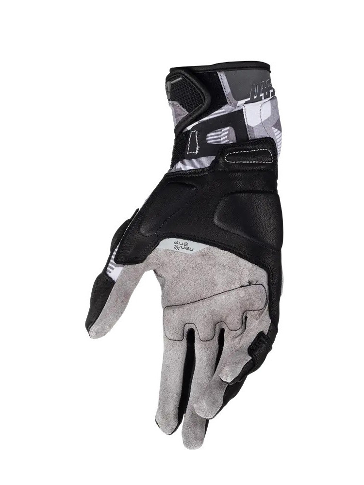 Rękawice motocyklowe Leatt ADV X-Flow 7.5 biało-czarno-szare