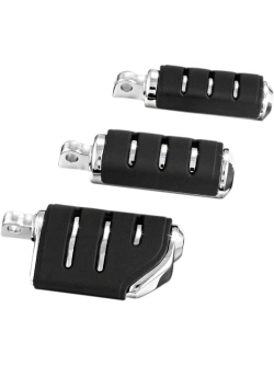 Podnóżki motocyklowe Kuryakyn Trident ISO chromowane-czarne [dł. 117 mm]