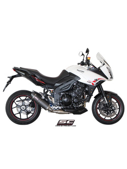 Tłumik owalny (Niska pozycja) Slip-on SC-Project do Triumph TIGER SPORT 1050 [13-16]