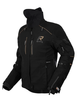 Kurtka motocyklowa damska tekstylna Rukka FlexoRina czarno-brązowa