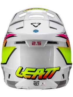 Kask enduro Leatt Moto 2.5 biało-różowy-fluo