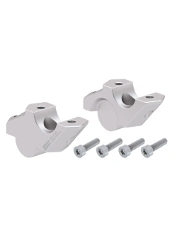 Podwyższenie kierownicy Hepco&Becker BMW F 900 GS Adventure (24-) [30 mm w górę, 25 mm w tył] srebrne