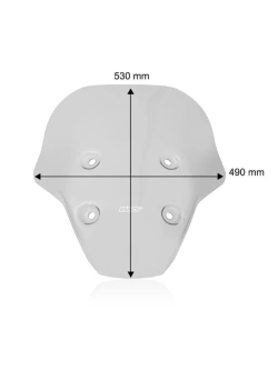 Szyba motocyklowa WRS Caponord Moto Guzzi Stelvio 1000 (24-) przyciemniana