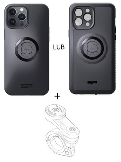 Zestaw na motocykl: etui na telefon iPhone 13 Pro Max + mocowanie SP Connect