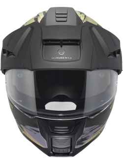 Kask szczękowy Schuberth E2 Trail czarno-zielony połysk