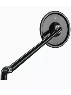 Lusterko motocyklowe uniwersalne Motogadget Mo.view Classic aluminiowe, czarne [długość ramienia: 180 mm]