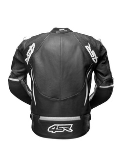 Kurtka motocyklowa skórzana 4SR Club Sport AR czarno-biała