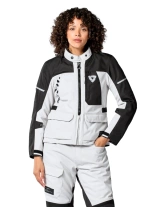 Kurtka motocyklowa damska tekstylna REV’IT! Convergent H2O szaro-czarna