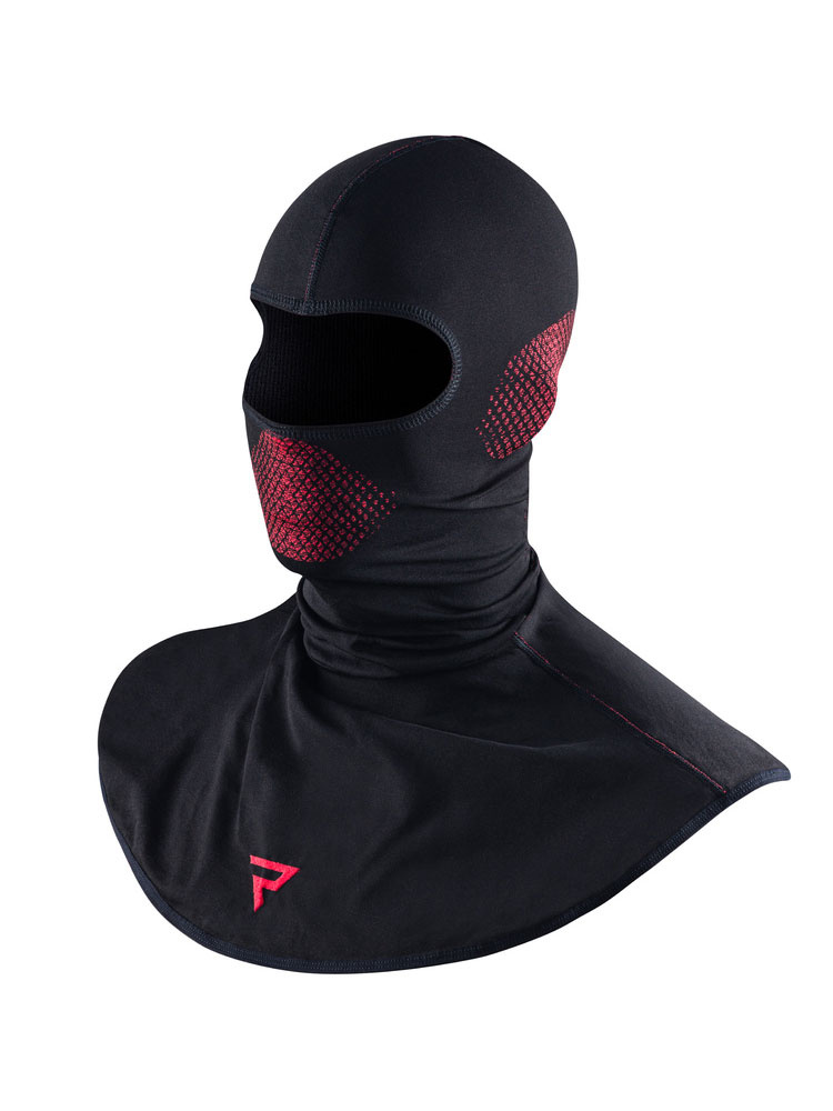 Kominiarka motocyklowa Rebelhorn Therm II czarno-czerwona