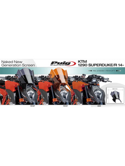 Owiewka PUIG do KTM Superduke R 1290 (14-16) mocno przyciemniana