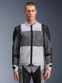 Kurtka motocyklowa tekstylna Alpinestars ST-2 Air czarno-szara