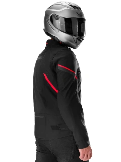 Kurtka motocyklowa tekstylna Shima Rush 3.0 czarno-czerwona