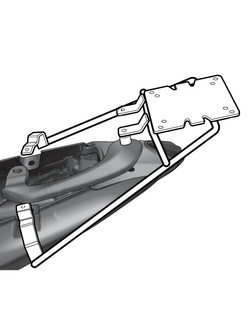 Stelaż Shad pod kufer centralny Keeway RKS 125 / 150 / 200 (11-24)