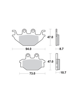 KLOCKI HAMULCOWE SBS 810 SI