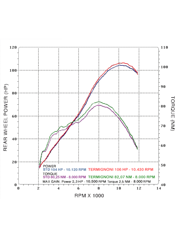 Tłumik Termignoni Slip-On stal nierdzewna, włókno węglowe do Kawasaki Z 800 (13-17)