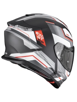 Kask integralny Scorpion EXO-GT SP Air Arkon czarno-srebrno-czerwony matowy