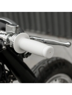 Manetki motocyklowe Biltwell Renegade TPV do kierownic o średnicy 25.4 [mm] białe