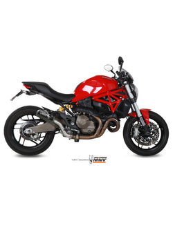 Tłumik motocyklowy Slip-On Line (MK3) MIVV do Ducati Monster 821 (14-17) / 1200 / S (14-16) carbon
