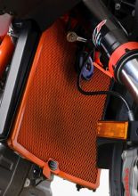 Osłona chłodnicy R&G aluminiowa do KTM 1290 Super Duke R (20-)/ Super Duke RR (21-) pomarańczowa