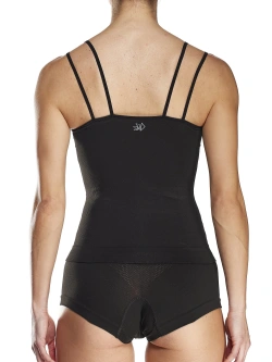 Koszulka termoaktywna na ramiączkach SIXS 4-Season damska czarna