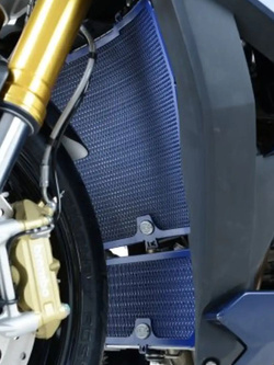 Osłona chłodnicy oleju R&G do BMW S 1000 RR (10-14)/ S 1000 R (14-16)/ HP4 (12-14) ciemnoniebieski