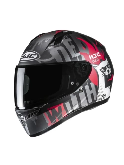 Kask integralny HJC C10 Fop szaro-czerwony