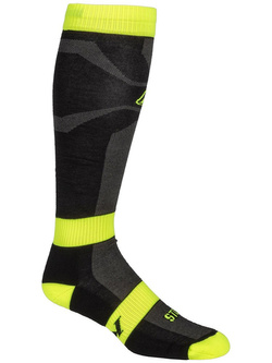 Skarpety motocyklowe Klim Vented czarno-fluo żółte
