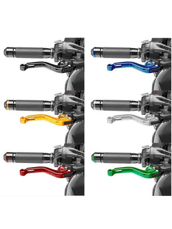 Zestaw regulowanych klamek superkrótkich PUIG do Aprilia TUONO V4 R/RR/Factory