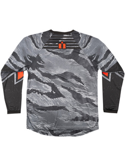 Bluza enduro Icon Tiger's Blood czarno-szaro-pomarańczowa