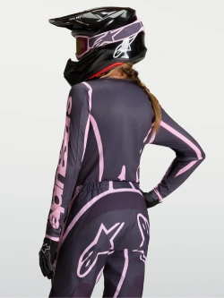 Bluza cross damska Alpinestars MX Stella Fluid Apex V2 szaro-różowa