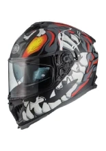 Kask integralny Premier Typhoon MO 92 BM czarno-czerwono-żółty