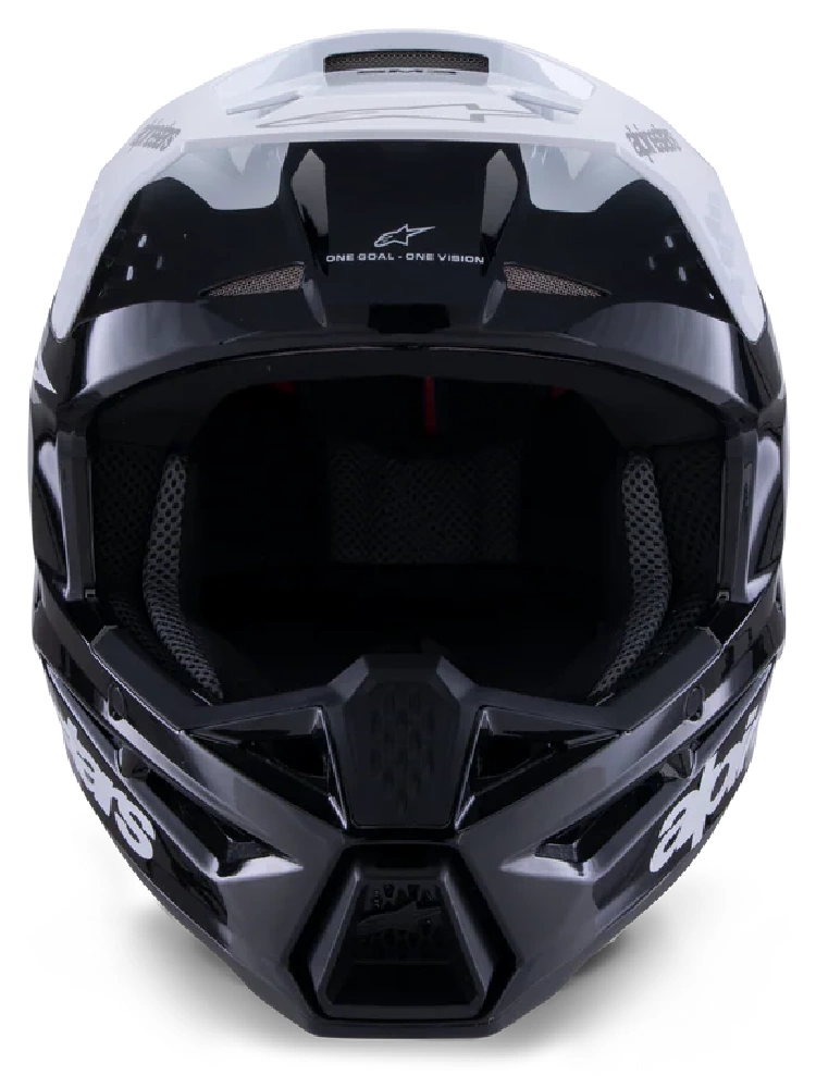 Kask enduro Alpinestars SM3 Radium czarno-szaro-biały