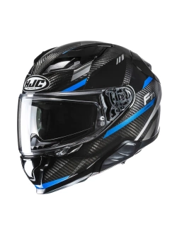 Kask integralny HJC F71 Carbon Esira czarno-niebieski