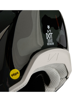 Kask enduro dziecięcy Fox V1 Bnkr czarno-szary