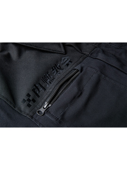 Kurtka motocyklowa tekstylna Icon Upstate Canvas National czarna