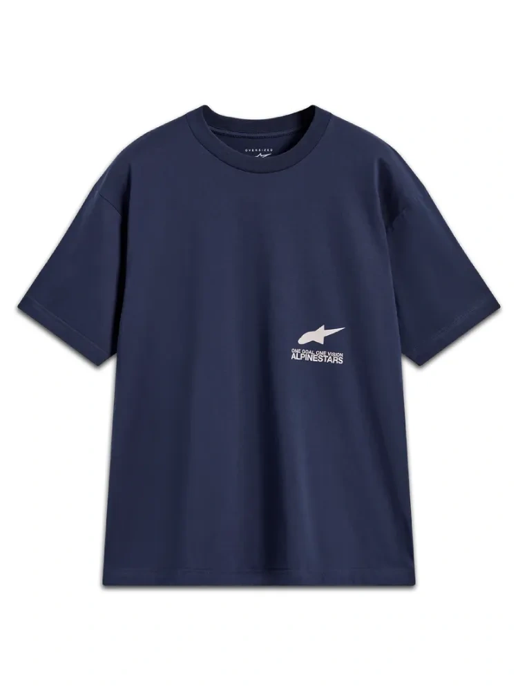 Koszulka z krótkim rękawem Alpinestars Institute Oversized CSF niebieska