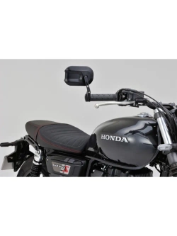Lusterko motocyklowe krótkie Daytona D-Mirror-14 Cave-1 do montażu na końcu manetki czarne [adapter]