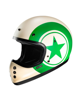 Kask integralny HJC V60 Nyx biało-zielony