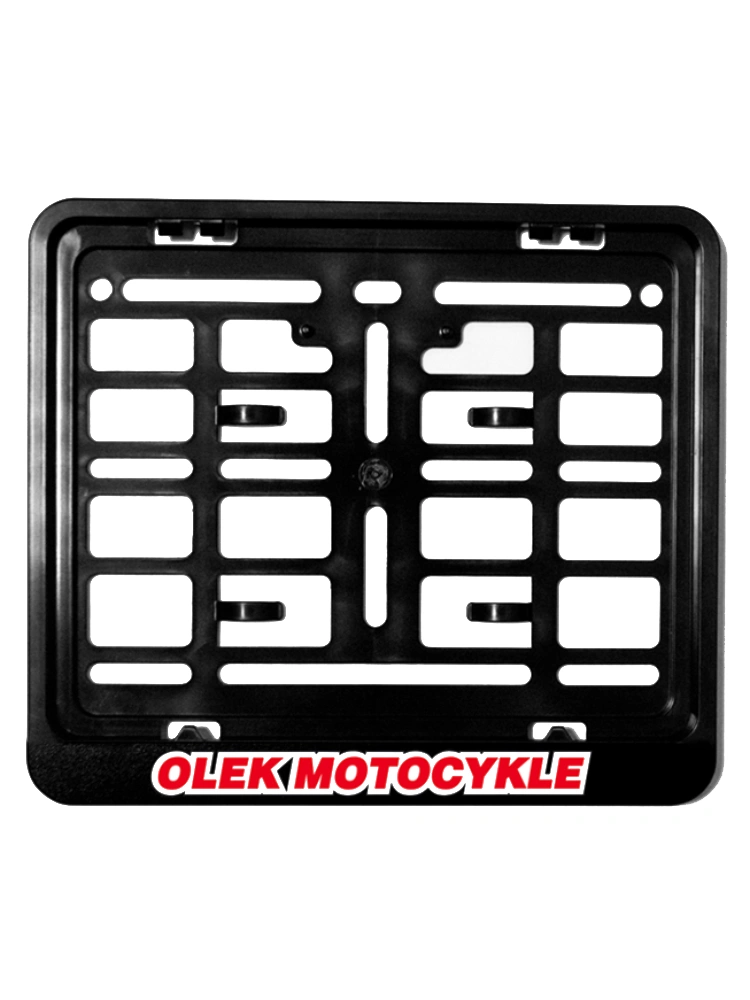 Ramka do tablicy rejestracyjnej BikeTec czarna